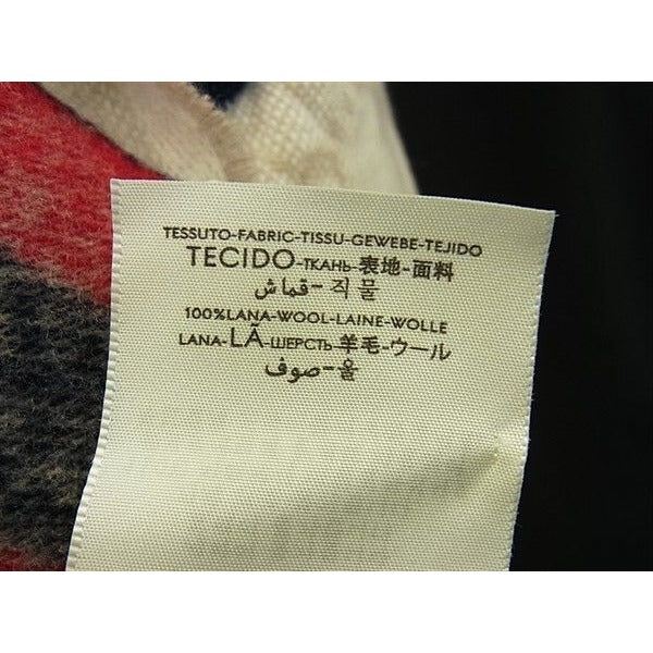 Gucci Muffler Sherry Line Ivory 100% Wool GG Pattern Scarf — view 6
