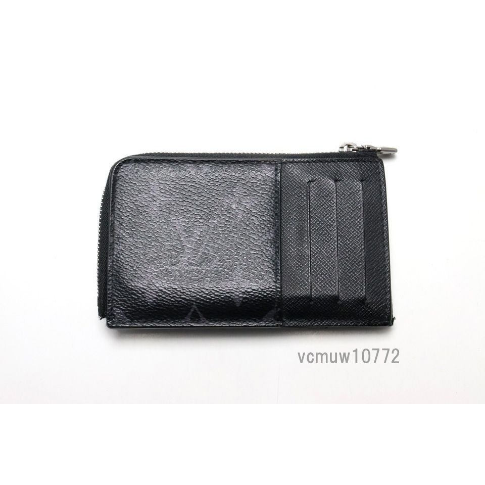 Louis Vuitton Monogram Eclipse Hybrid Wallet Leather Zip Around Bifold — view 2