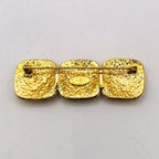 Chanel CC Logo Vintage Brooch Gold — view 3