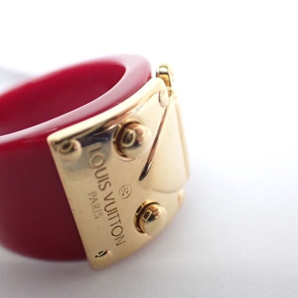 Louis Vuitton L Size Plastic GP Ring Red — view 8