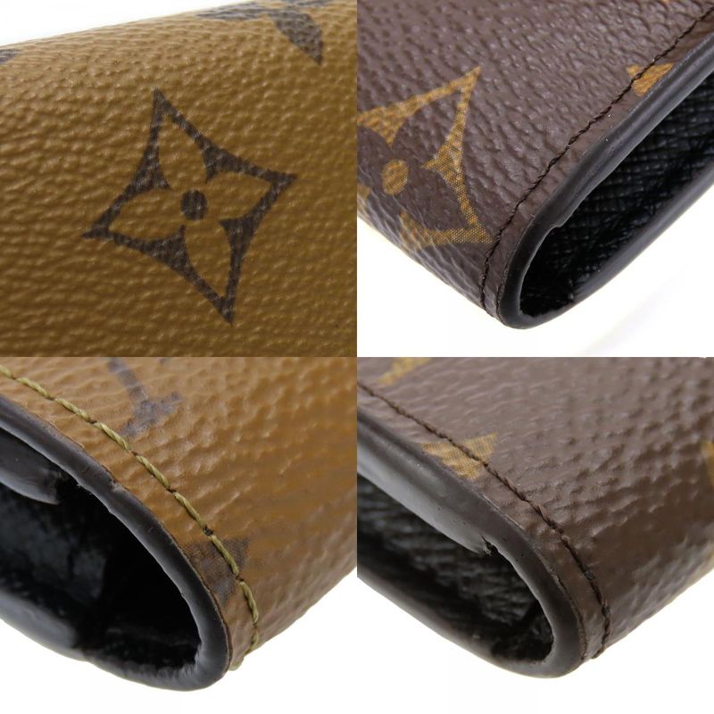 Louis Vuitton Bifold Wallet Portefeuille Rosalie Monogram Reverse Brown — view 5