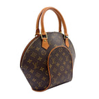 Louis Vuitton Ellipse PM Monogram Leather Brown Handbag Gold — view 2