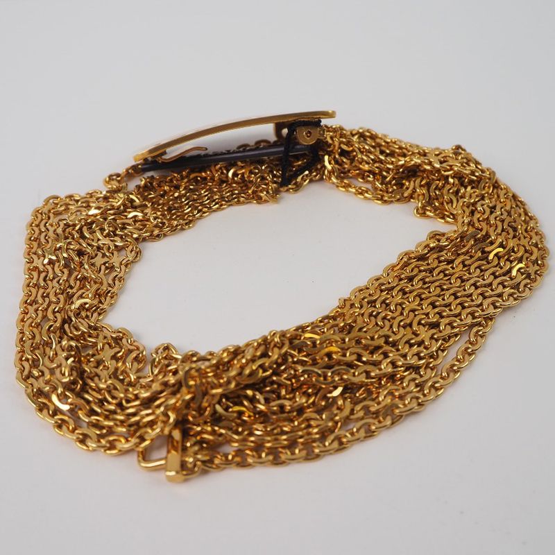 Chanel Chain Logo Plate Gold Plated 96 a Belt — view 5