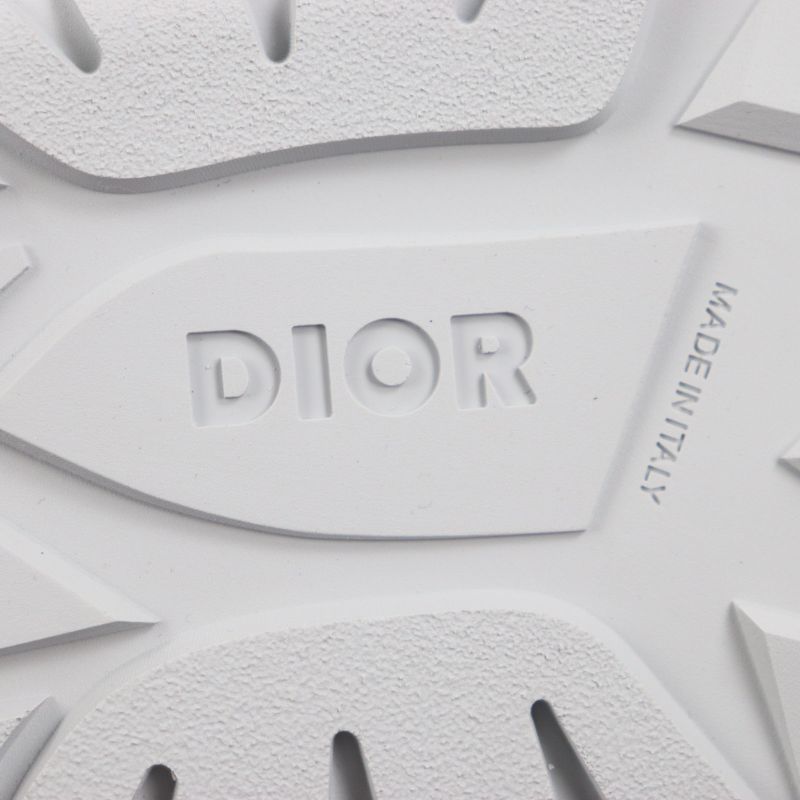 Dior Homme Nylon Leather Oblique Padet Snow Slipper Slip-on Blue Grey 41 — view 9