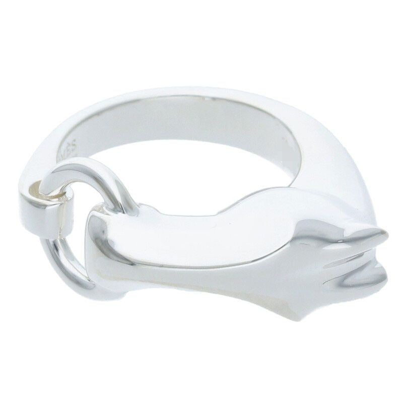 Hermes Galop Ring Silver 56 Size 16 — view 2