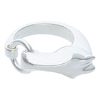 Hermes Galop Ring Silver 56 Size 16
