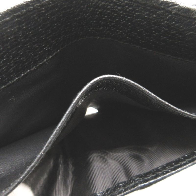 Gucci GG Canvas Leather Black W Hook Wallet 0111 — view 7