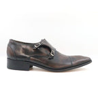 Louis Vuitton Double Monk Strap Shoes Business Size 8 Leather — view 5