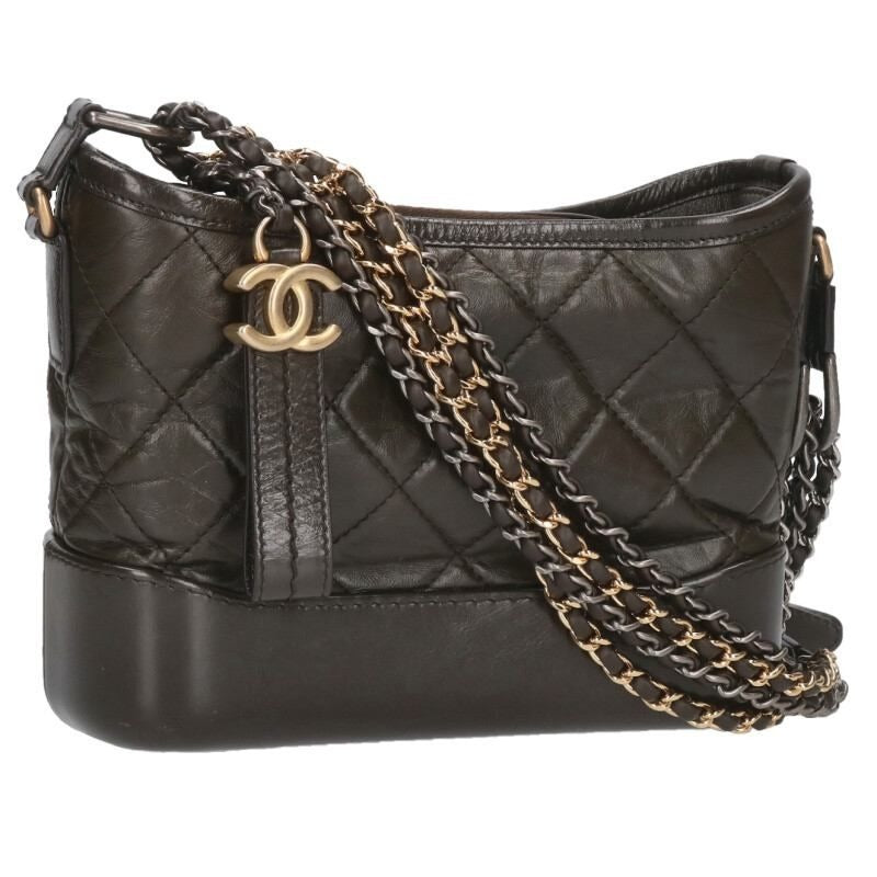 Chanel Gabrielle de Small Hobo Leather Shoulder Bag