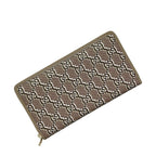 Gucci Zip Around Wallet Beige GG Shadow Leather