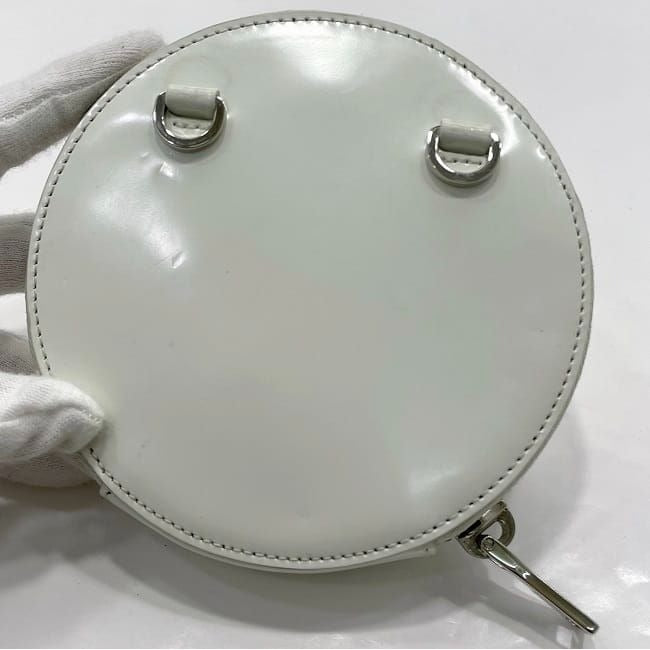 Prada Chain Shoulder Bag White 1 Na003 — view 2