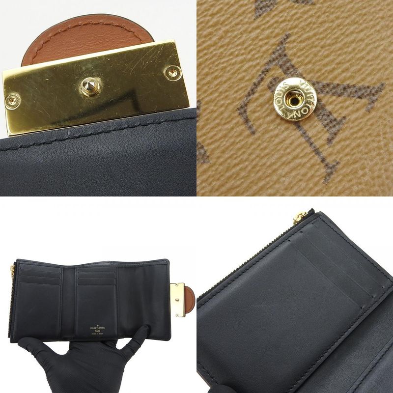 Louis Vuitton Portefeuille Dauphine Compact Monogram Reverse Brown — view 7