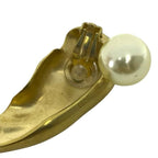 Christian Dior Earrings Earring Accessories Pearl GP Gold White — view 7