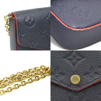 Louis Vuitton Chain Wallet Crossbody Bag Monogram Empreinte Pochette — view 8