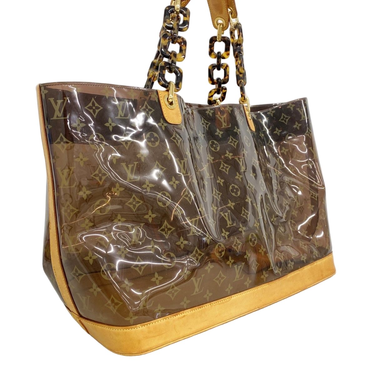 Louis Vuitton Tote Monogram Vinyl Cover Amble GM Brown — view 2