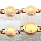 Hermes Charnieres PM Necklace Swift Leather Gold Color Metal Neck Circumference — view 9