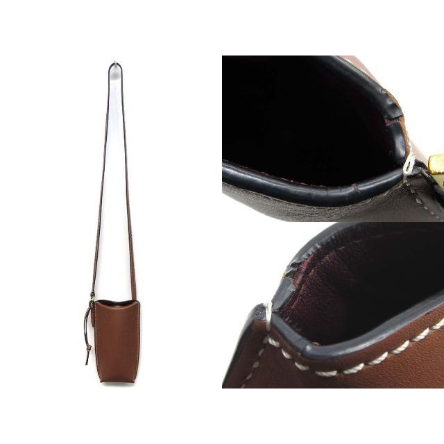 Loewe Gate Pocket Pochette Mini Shoulder Bag Brown — view 8