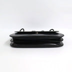 Prada Plachain Shoulder B6380 Black Nappa Swing Leather Bag — view 4