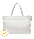 Chanel Tote Bag Shoulder Gold
