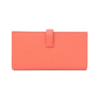 Hermes Bearn Souffle Wallet Rose Texas — view 2