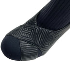 Fendi Rococo Boots Short Shoes Fabric Leather Black White Logo Sock — view 9