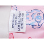 Hermes Twilly Scarf Dress CODE Rose Pale S 100% — view 4