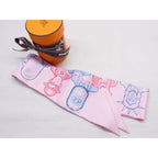 Hermes Twilly Scarf Dress CODE Rose Pale S 100%
