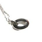 Hermes Pop Ash Mini Necklace Metal Pink Silver 1635 — view 5