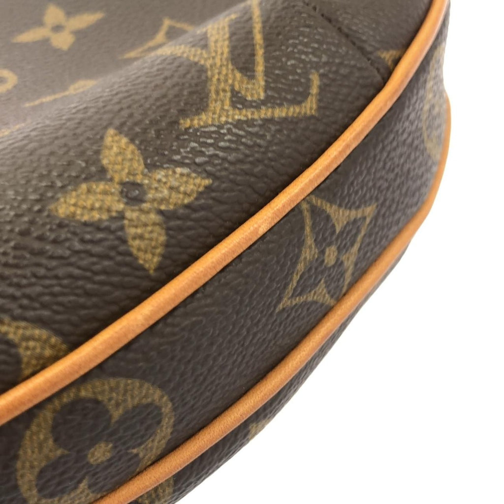 Louis Vuitton Monogram Pochette Croissant Shoulder Bag Brown Marron — view 2