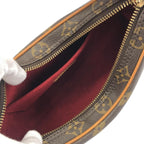 Louis Vuitton Monogram Pochette Croissant Shoulder Bag Brown Marron — view 7