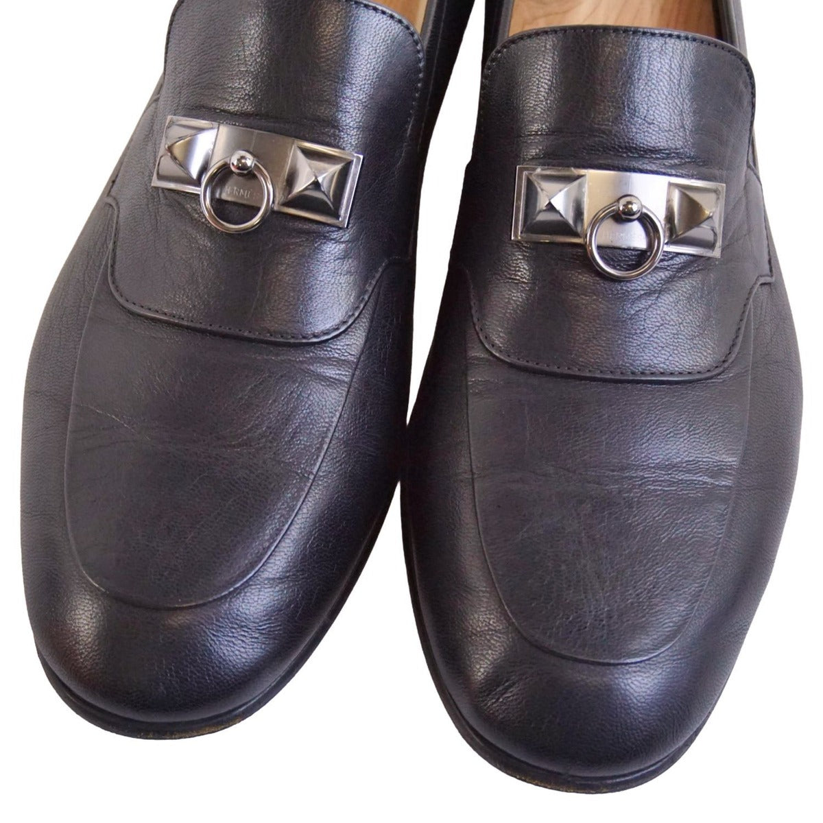 Hermes Blaise Loafers Mocha — view 3