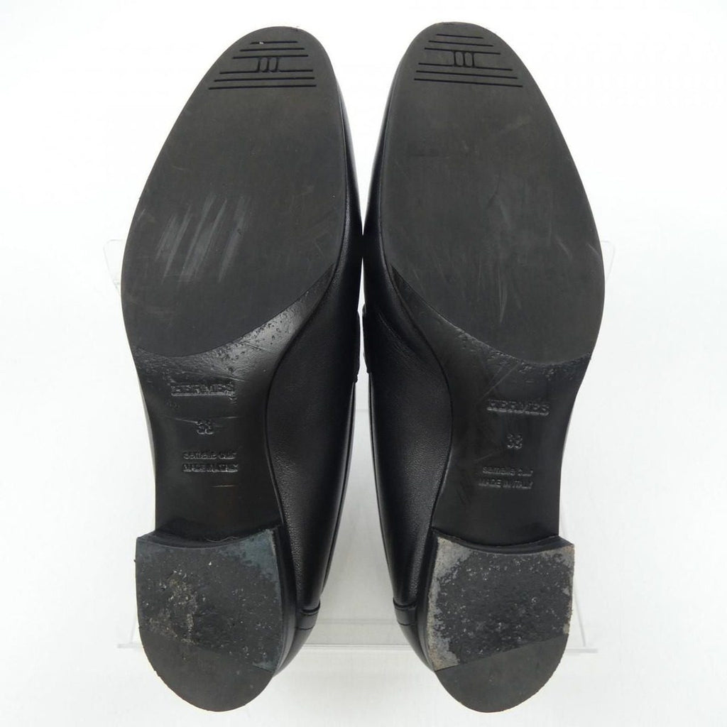 Hermes Paris Shoes Loafers Black — view 4