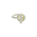 Hermes Echape Size 54 Silver 925 Ring 1257