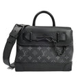 Louis Vuitton Steamer PM 2-Way Shoulder Bag Monogram Eclipse Black IC