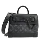 Louis Vuitton Steamer PM 2-Way Shoulder Bag Monogram Eclipse Black IC