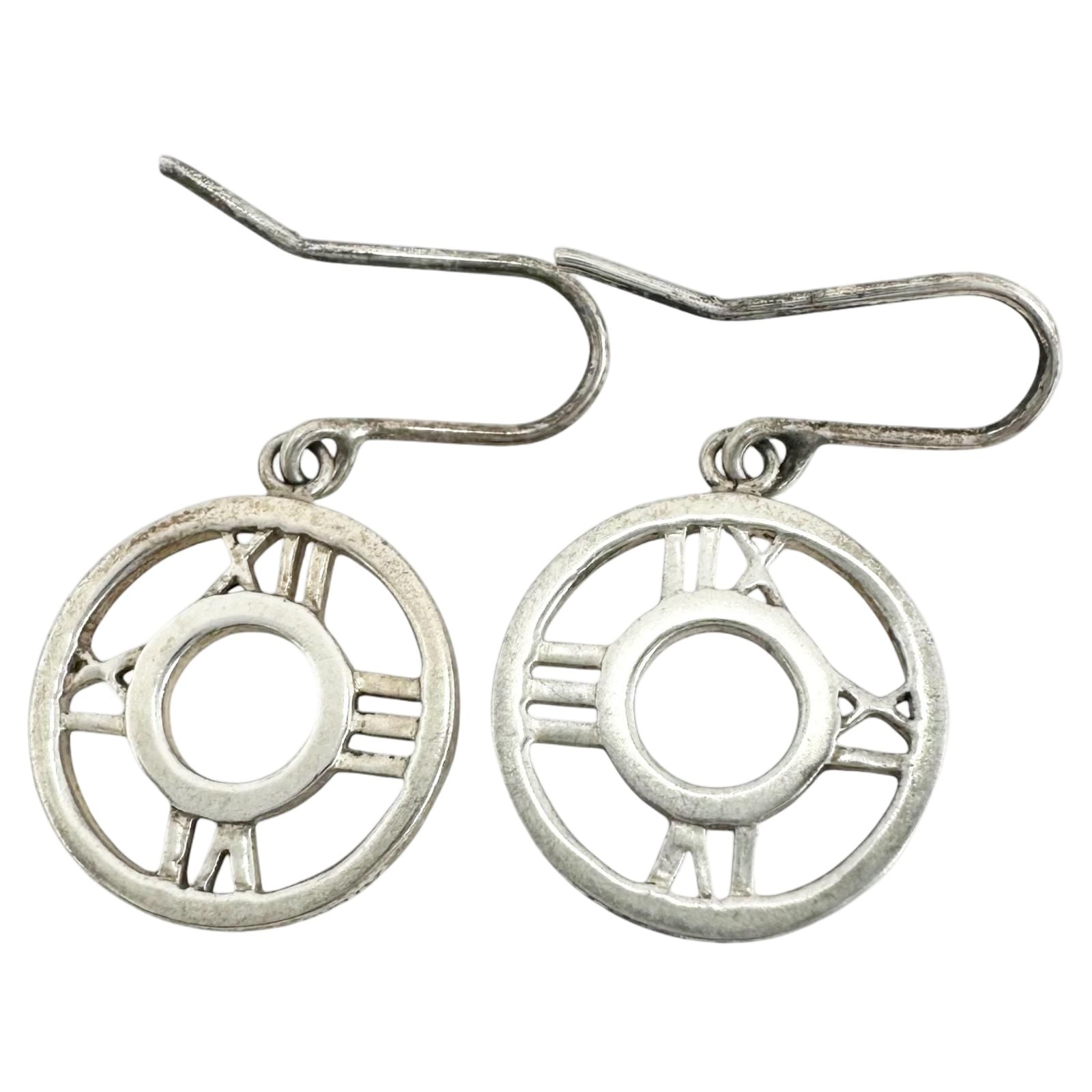 Tiffany & Co Atlas Silver Earrings