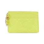 Louis Vuitton Monogram Empreinte Card Holder Lvcharm Case Zesty Lime