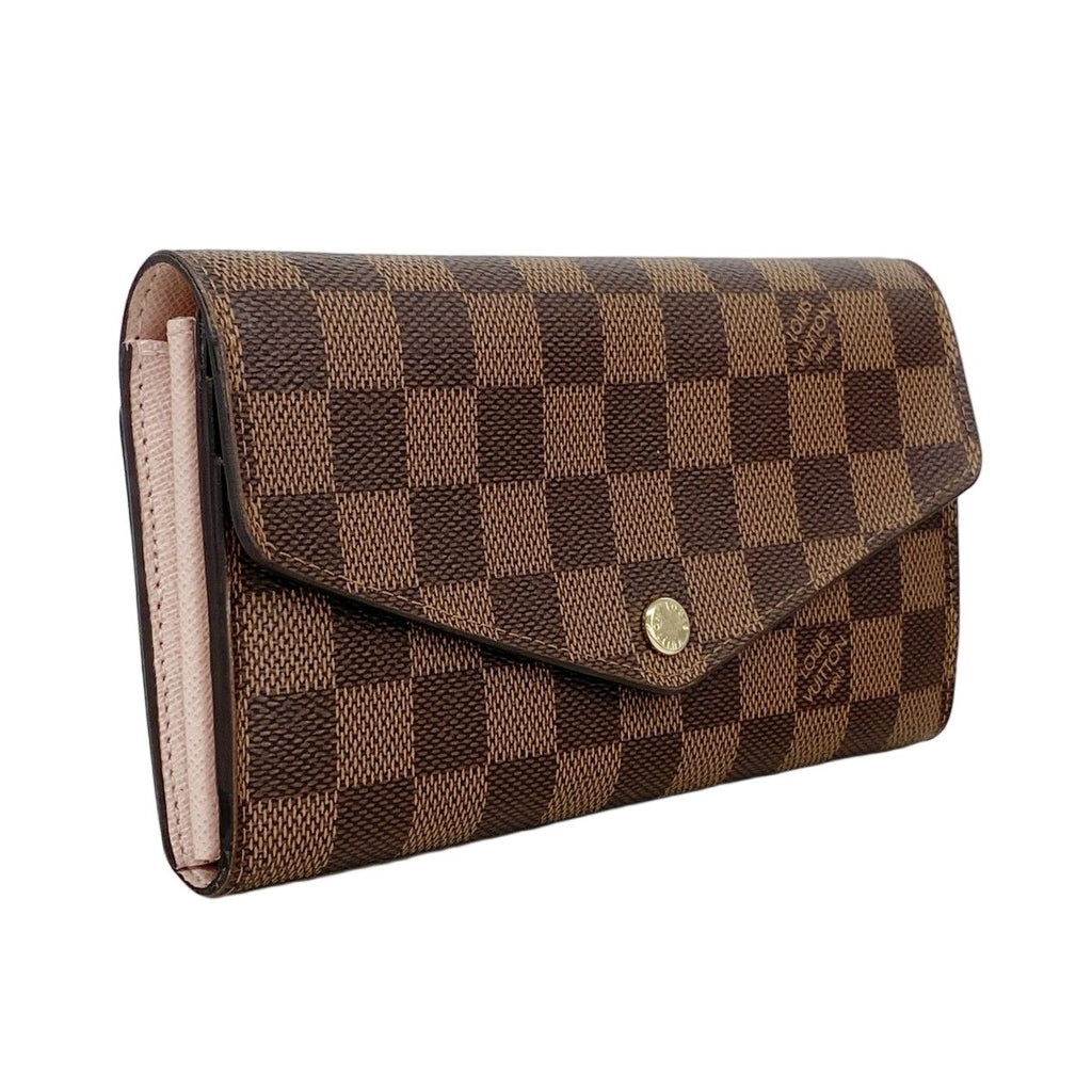 Louis Vuitton Wallet Damier Portefeuille Sarah Ebene Rosevalerine — view 2