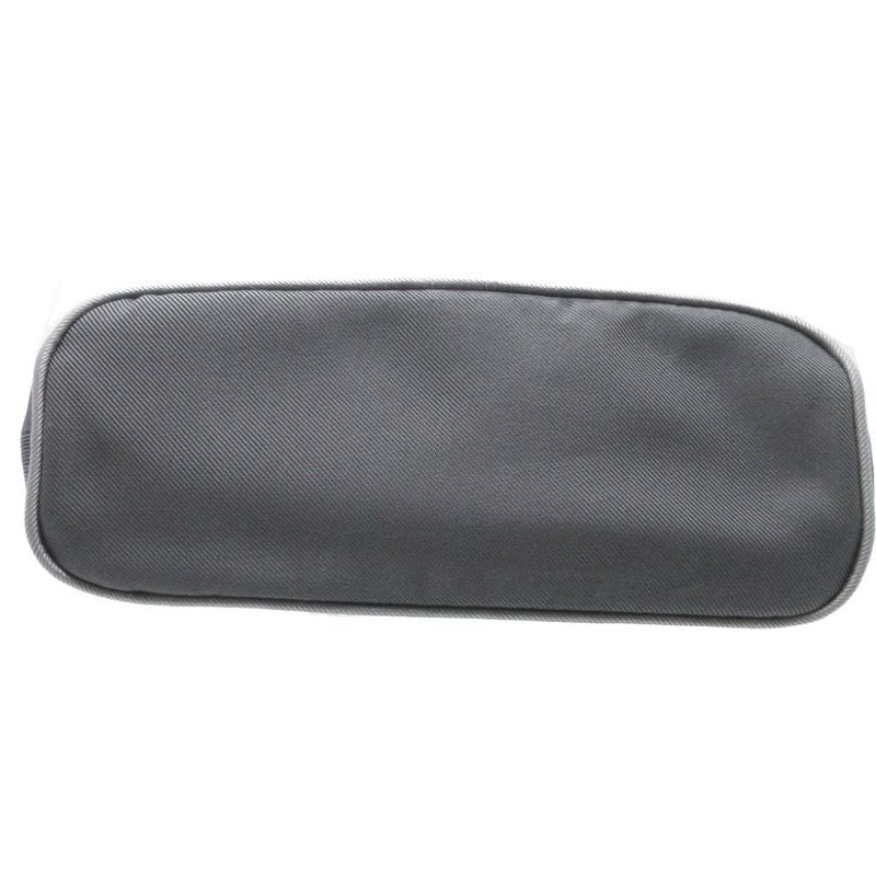 Hermes Bolide Vis Versa PM Perforated Logo Silk Cotton Asie Gray Cosmetic Pouch — view 3