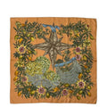 Hermes Scarf Carre 90 Orange Beige Pass Iflores