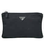 Prada Nylon Pouch Accessory Case Black Miscellaneous Goods