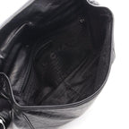 Chanel Shoulder Bag Wild Stitch Black Calf — view 3