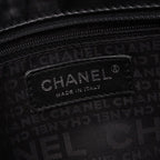 Chanel Shoulder Bag Wild Stitch Black Calf — view 4