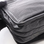 Chanel Shoulder Bag Wild Stitch Black Calf — view 7