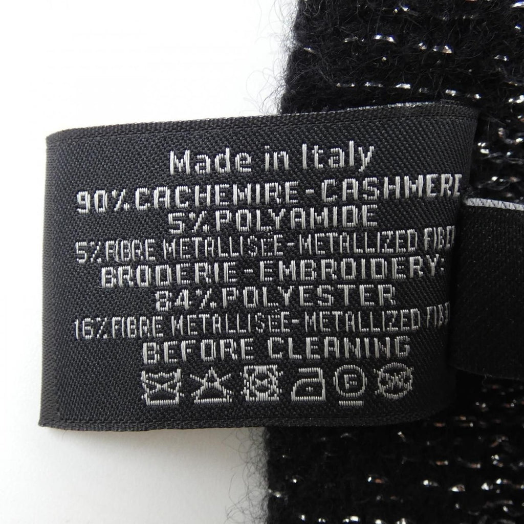 Chanel Scarf Cashmere Black — view 3