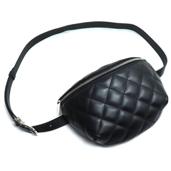 Chanel Uniform Waist Bag Black Body