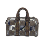 Louis Vuitton Monogram Chess Keepall Bandouliere Boston Bag — view 2
