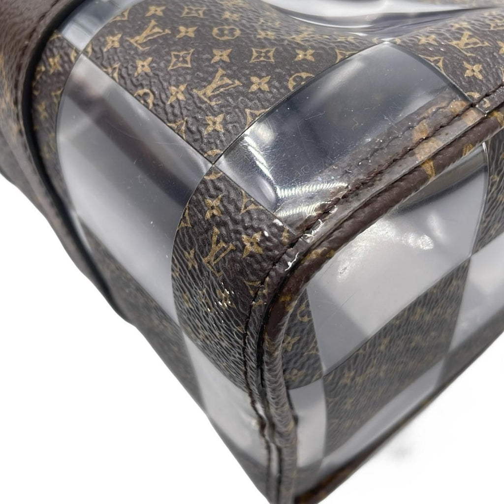Louis Vuitton Monogram Chess Keepall Bandouliere Boston Bag — view 3