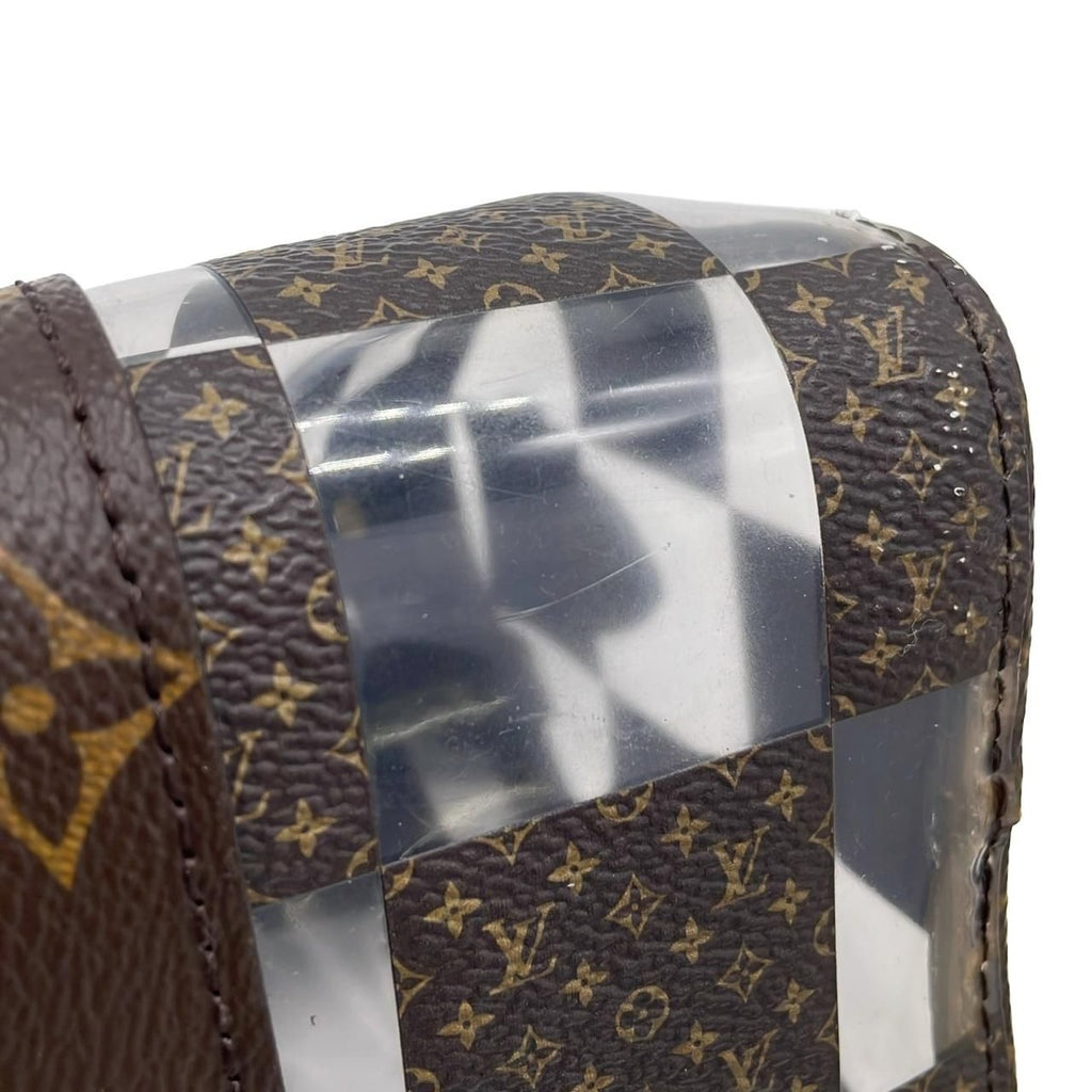Louis Vuitton Monogram Chess Keepall Bandouliere Boston Bag — view 4