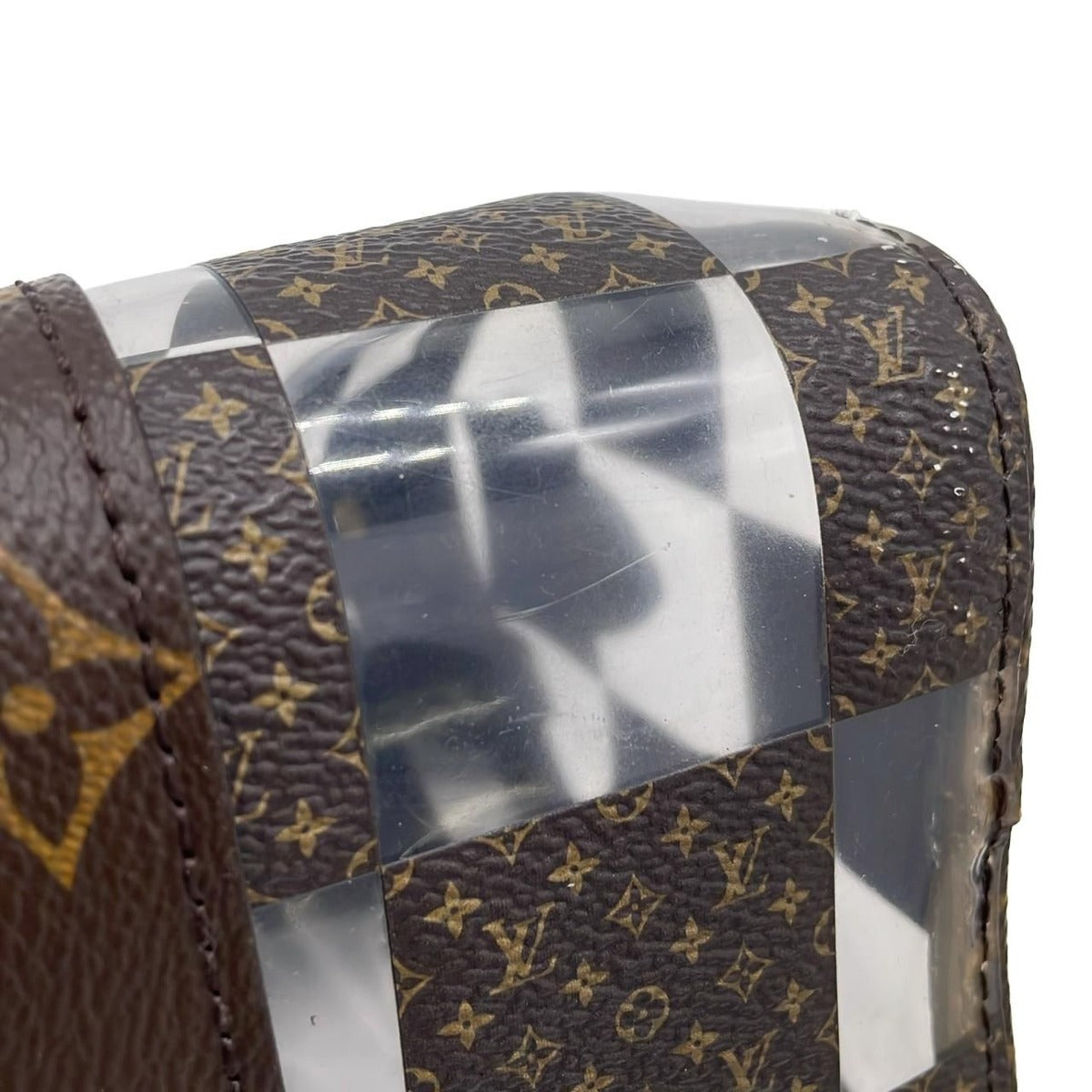 Louis Vuitton Monogram Chess Keepall Bandouliere Boston Bag — view 4